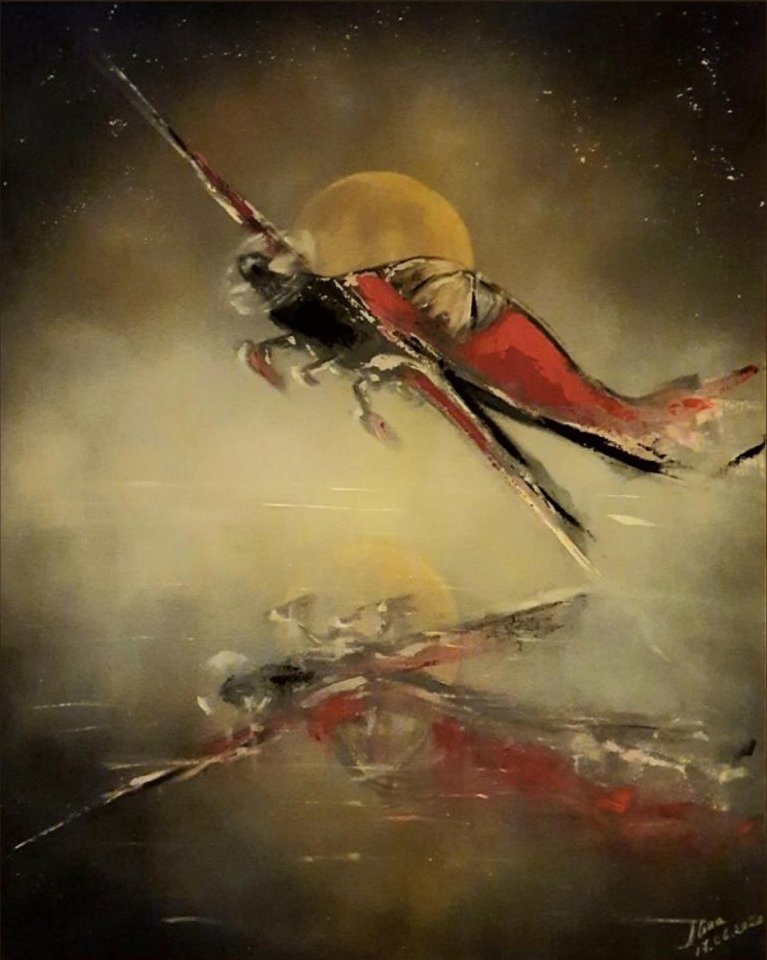 ArteDiAlina.com painting: Above fears